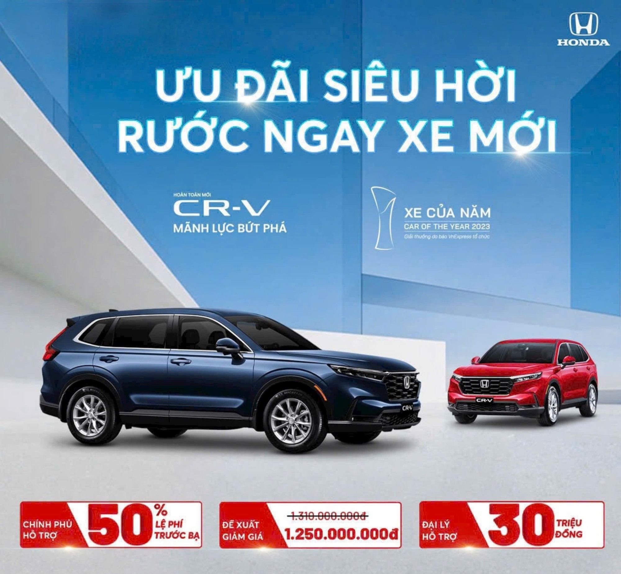 Trả góp Honda CRV: Vay tối đa lên tới 85% giá trị xe – Lãi suất tốt – Thủ tục trong vòng 24 giờ